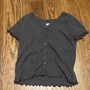 Gap teen crop top supa cute eyelet top
